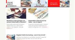 Desktop Screenshot of onlinekredit-oesterreich.at